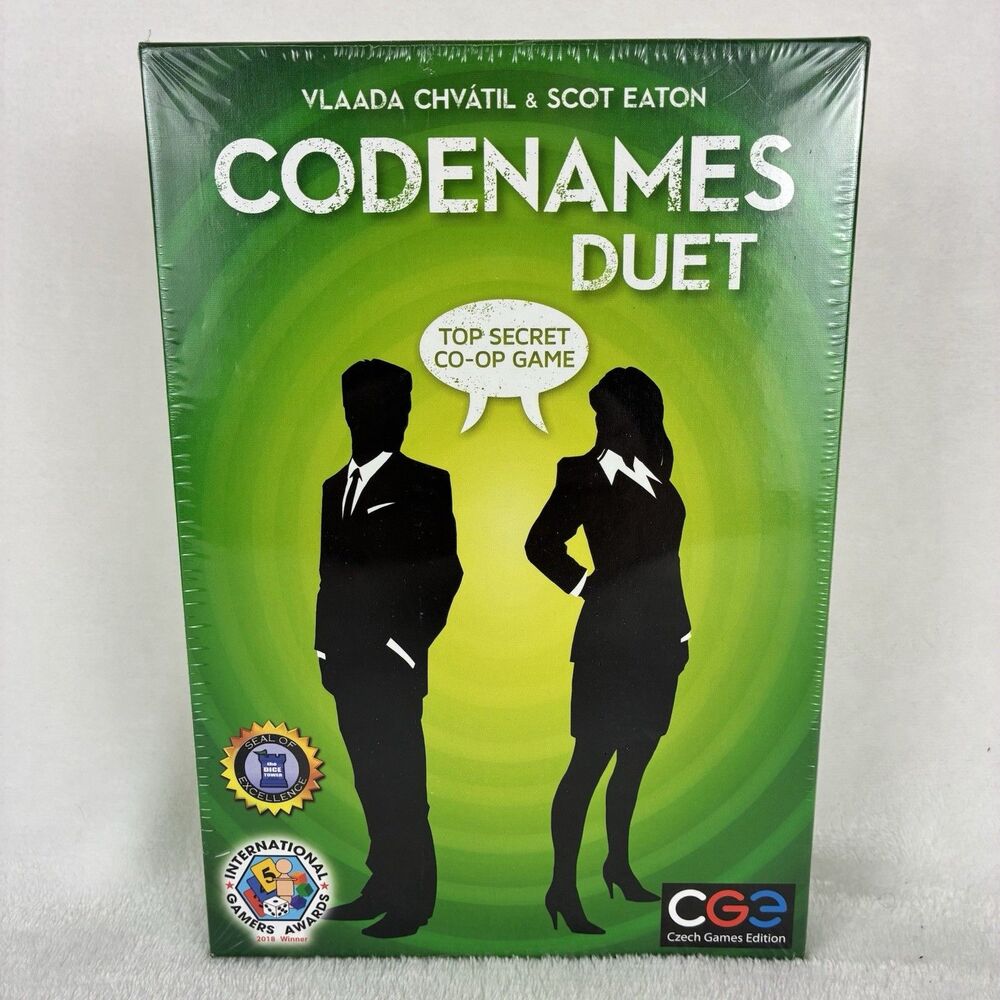 Codenames Duet - Word Deduction Game by Czech Games NEW SEALED (2+ Players)